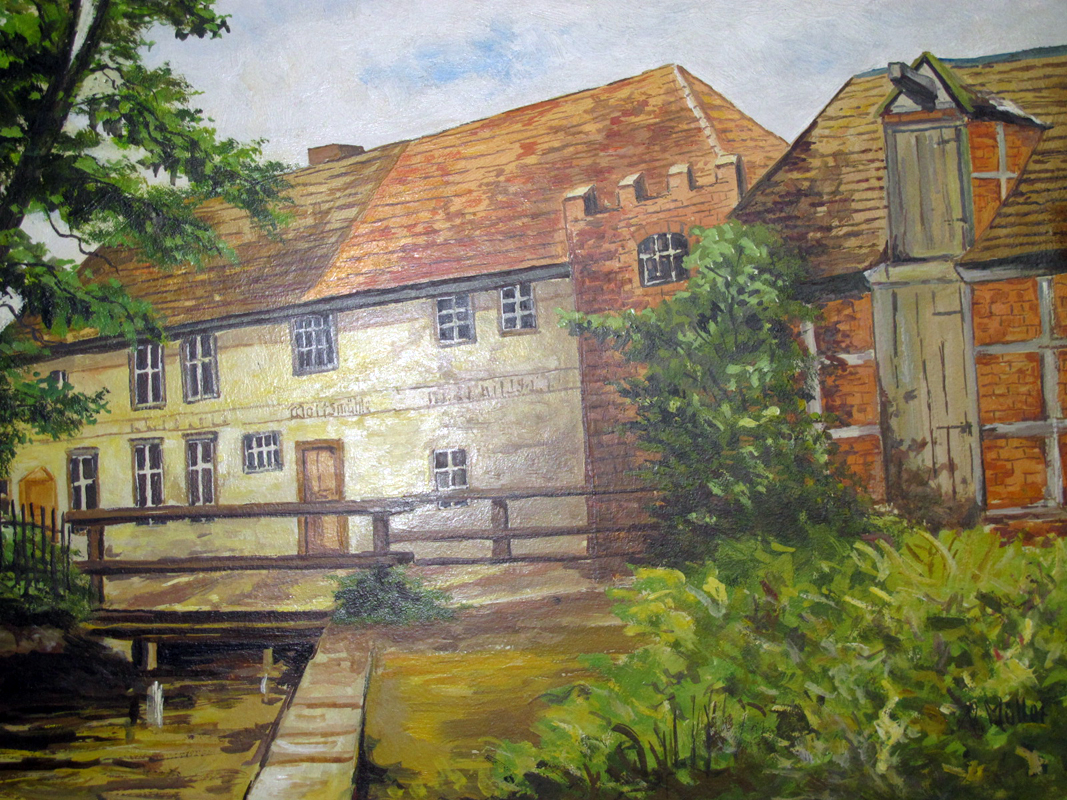 Gemälde der Mühle vor 1930 entstanden